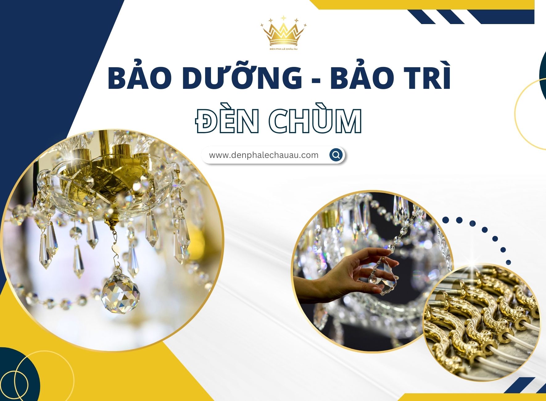 Bảo dưỡng - bảo trì đèn chùm trọn gói, chuyên nghiệp tại TP. Hồ Chí Minh